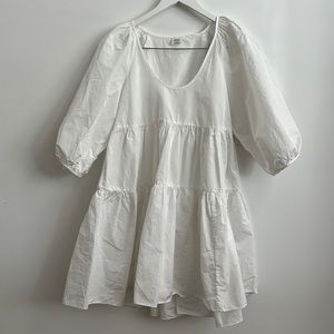 Aritzia white tier dress